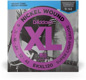 DAddario 2 X D'Addario EXL120-3D Nickel Wound Electric Guitar Strings 9-4 3 Set Pack 19954934194 