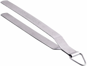 Tong In Acciaio Inox Per Roti Chapati - Pinza Da Cucina Indiana, Argento - Foto 5