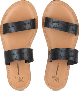 Time and Tru Women Black Flats - Buy Time and Tru Women Black Flats Online  at Best Price - Shop Online for Footwears in India | Flipkart.com