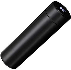 Kumaka Temperature Display Indicator Insulated Stainless Steel Hot Cold Flask Bottle Ml