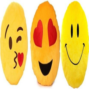 Little M Cushion Smile Square Blue Smiles4 main image 1