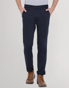 MONTE CARLO Regular Fit Men Dark Blue 