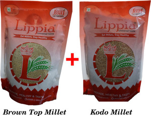Lippia Brown Top Millet(1000g) + Kodo Millet(500g) Kodo Millet Price in