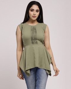 Lyublyu Casual Sleeveless Solid Women 