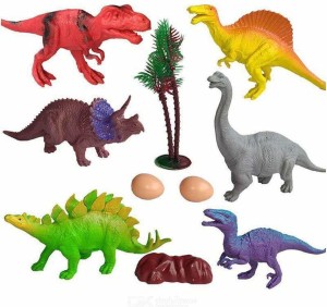 Cartoon Animal,Dinosaur Figures Set for Kids,Dinosaur Animal Play Set,  Educational Toy Learning Toy - (Pack of 6 pieces) . shop for Shoro products  in India. 