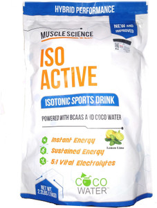 Muscle Science Iso Active Isotonic Sports Drink Instant Energy Formula ...
