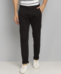 FLYING MACHINE Slim Fit Men Black 