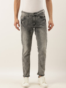Indian Garage Co. Slim Men Grey Jeans 