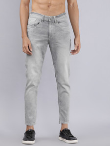 HIGHLANDER Tapered Fit Men Grey Jeans 