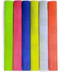 Pack of 6 Multicolor Cricket Bat Grip 