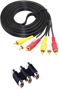 Lipiworld Tv Out Cable Rca Female To Female Coupler Joiner Adapter Av