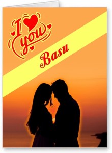 Midas Craft I Love You Basu ….01 Gift Romantic Message Greeting Card Price  in India - Buy Midas Craft I Love You Basu ….01 Gift Romantic Message  Greeting Card online at 