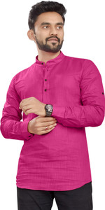 allan peter Men Solid Straight Kurta 