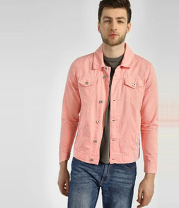 Full Sleeve Washed Men Denim Jacket 