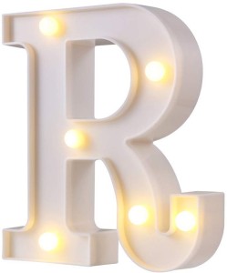 L HONPHIER® Letter Lights Decorative LED Alphabet Lights Marquee Decoration Light Up Sign Night Light Battery Operated for Birthday Party Wedding Receptions Holiday Bar Home Bedroom Bath Bar Decor 