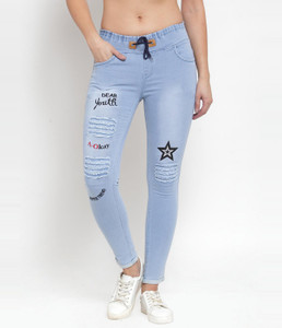 A-Okay Jogger Fit Women Blue Jeans 
