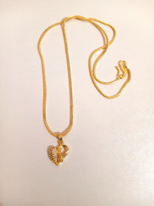 DK FASHION Gold Plated Pendant Gold 