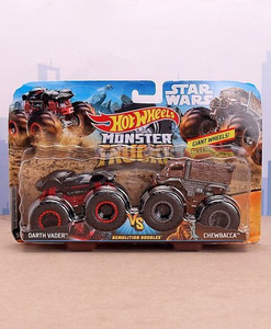 HOT WHEELS Darth Vader Vs Chewbacca Darth Vader Vs Chewbacca Buy Monster Truck Toys In India
