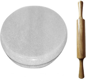 Buy Purpledip Marble Chakla Roti Maker: Kitchen Rolling Board 9 Inches ( 12466) Online at Low Prices in India