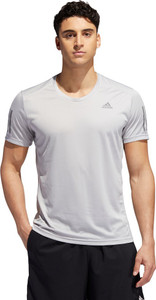 ADIDAS Solid Men Round Neck Grey T-Shirt - Buy ADIDAS Solid Men Round Neck  Grey T-Shirt Online at Best Prices in India | Flipkart.com