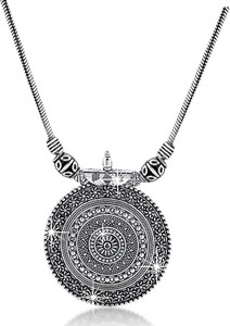 Girls Silver Plated Brass Necklace 