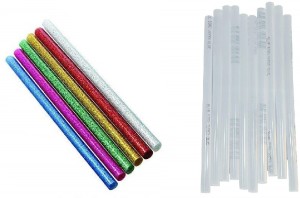 Bvm Group Sticks Glitter Coloured Transparent Stick Hot Melt