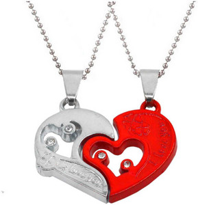 Anu Jewellery COUPLE HEART RED \u0026 SILVER 