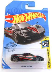 HOT WHEELS PAGANI HUAYRA HW SPEED GRAPHICS BLACK PAGANI HUAYRA HW SPEED