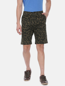 Buy BREAKBOUNCE Printed Men Green Chino 