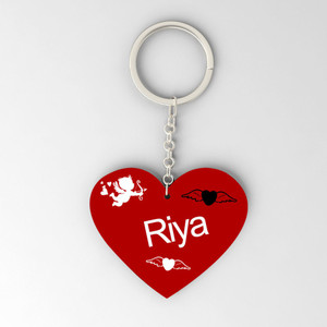Riya Name Beautiful Heart Shape Plastic 