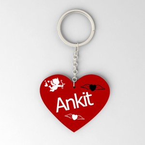Gifts Zone - Ankit Name Beautiful Heart Shape Plastic Keychain Best Gifts  for Your Special One - MGZ-157 Key Chain Price in India - Buy Gifts Zone - Ankit  Name Beautiful Heart