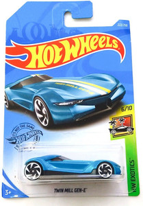 HOT WHEELS TWIN MILL GEN E 222 250 HW EXOTICS 6 10 TWIN MILL GEN E 222 250 HW EXOTICS 6 10