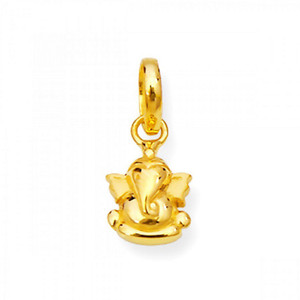 RATAN BAZAAR Ganesh ji Pendant gold 