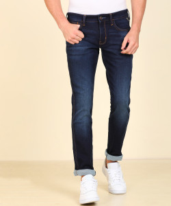 Wrangler Slim Men Blue Jeans - Buy 