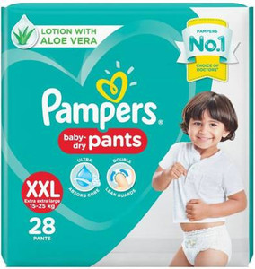 Pampers Diaper Pants Lotion with Aloe Vera Pant Style Diapers