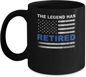 Goodbye Tension Hello Pension Coffee Mug - Funny Retirement Gift For Police Officers - View #8
