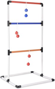 zwan Indoor Outdoor Portable Ladder Ball Toss Game Set with Bag with Ebook 