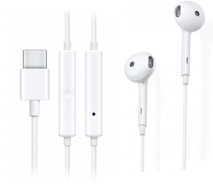Pacificdeals Type C Mobile Earphone Compatible For Oppo Reno 10x