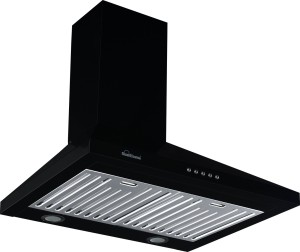 Sunflame Venza BK BF 60 Auto Clean Wall Mounted Black 1100 CMH Chimney