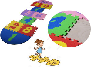 Planet of Toys Indoor Outdoor Garden Family Hopscotch Game EVA Floor ...