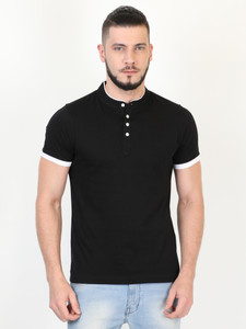 Pointer Solid Men s Black T-Shirt - Buy 