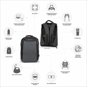 usb charging port in bag