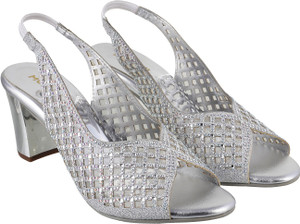 Silver heels deals cheap