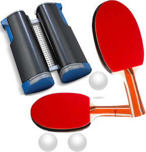 Retractable Table Tennis Net Kit With Paddles - Portable Ping Pong Set Ships From California 6 thumbnail image