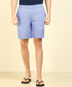 VAN HEUSEN Striped Men White, Blue 