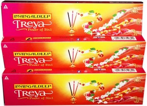 BOUQUET &  5 IN 1 PACK OF 3 X 85 INCENSE STICKS Details about   MANGALDEEP 3 IN 1 