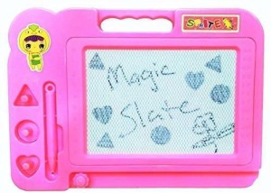 Magic Drawing Board Magnetic Easy Writer Slate Doodle Pad Boy Girl Toy Gift Kids 