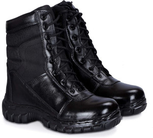 flipkart leather boots