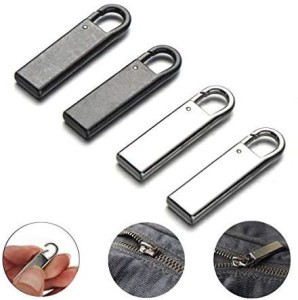 5 Styles 15 Pieces Zipper Pull Replacement Tab Luggage Zipper Pull Extension Strong Metal Zippers Handle Mend Fixer Zipper Tab Repair for Suitcases Backpack Jacket Coat Boots 