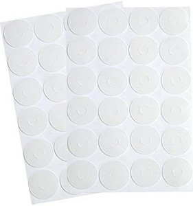 YaDu 60-Piece Non-Slip Silicone Grip Set For Quilting Rulers & Templates - 30 Large & 30 Small Discs